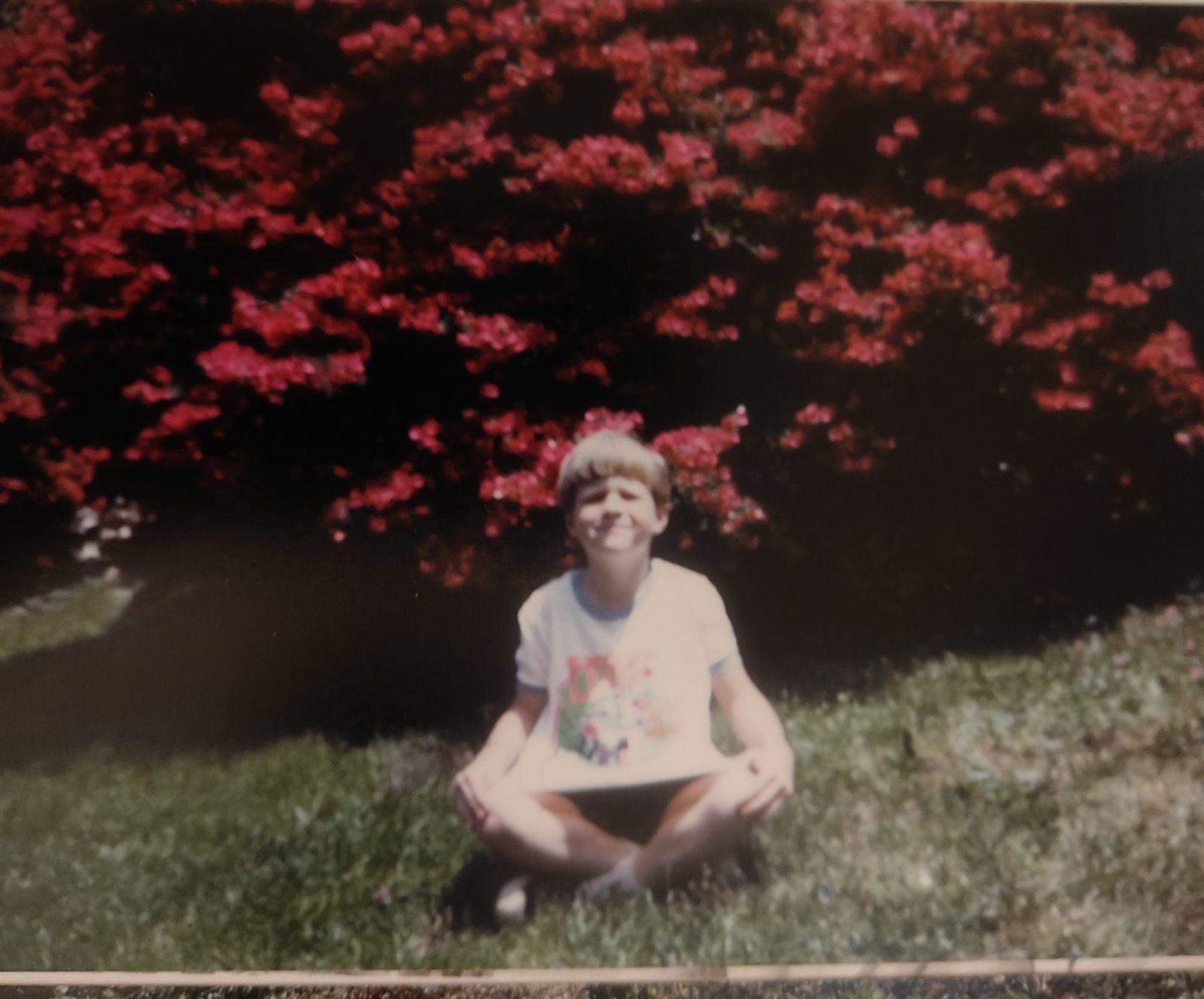 TY Cherry as a boy